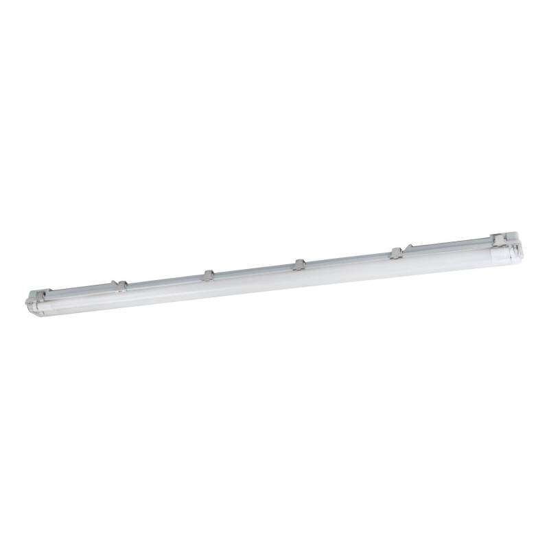Eglo LED-Wannenleuchte Expert Basic Plus 2-flammig 126 cm Grau von EGLO
