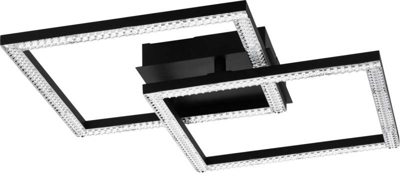 Eglo LED Deckenleuchte Lejias schwarz 45 x 45 cm warmweiß von EGLO