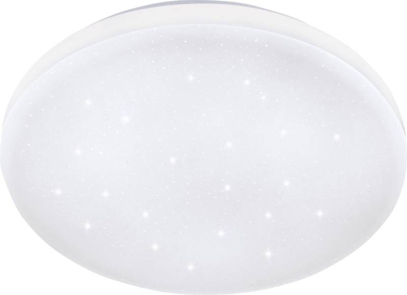 Eglo LED Deckenleuchte Frania-S weiß Ø 43 cm neutralweiß mit Kristalleffekt von EGLO