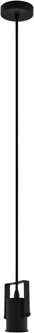 Eglo Pendelleuchte Calari schwarz, 9,5 x 6,5 x 150 cm E27 von EGLO
