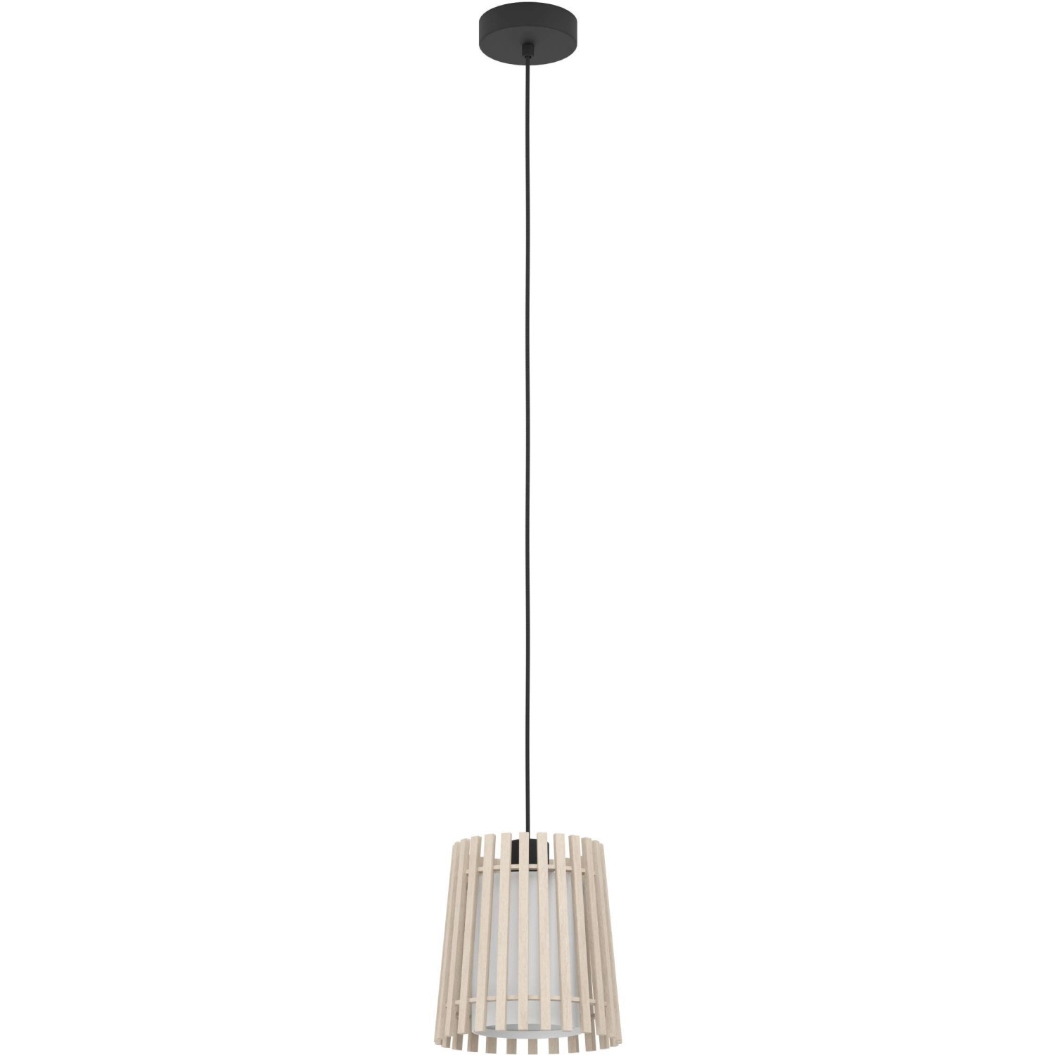 Eglo Pendelleuchte Fattoria 1-flammig 40 W Weiß-Schwarz-Braun Eglo Pendelleuchte Fattoria 1-flammig 40 W Weiß-Schwarz-Braun von EGLO