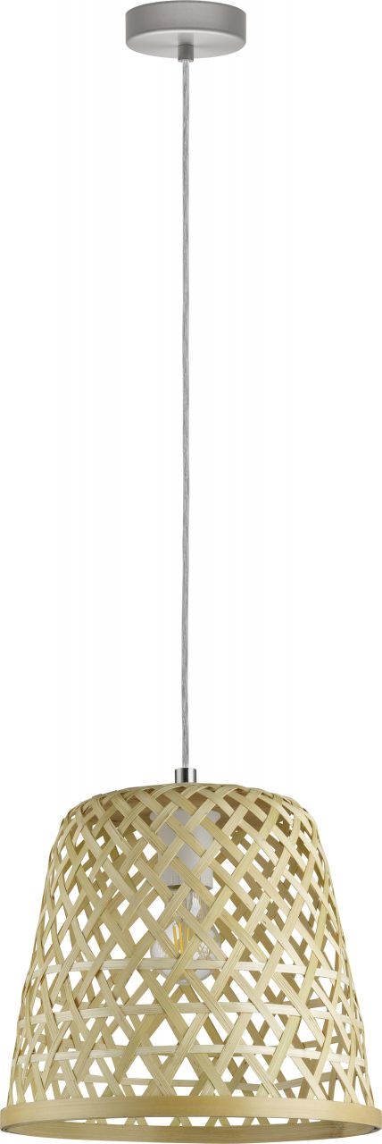 Eglo Pendelleuchte Kirkcolm E27, nickel-matt von EGLO