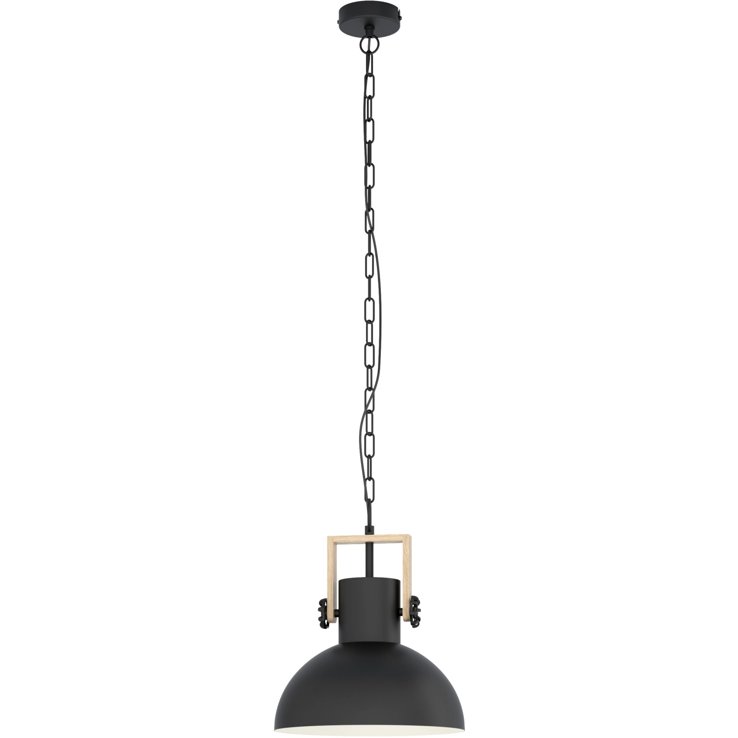 Eglo Pendelleuchte Lubenham Schwarz-Braun Eglo Pendelleuchte Lubenham Schwarz-Braun von EGLO
