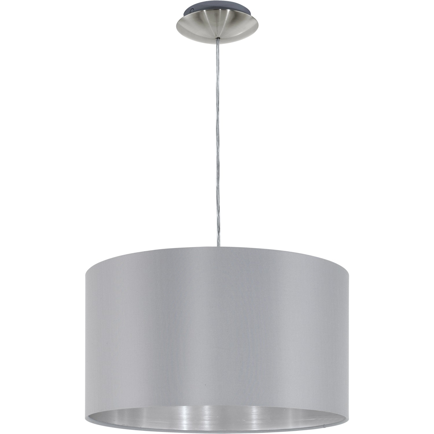 Eglo Pendelleuchte Maserlo Nickel-Grau Eglo Pendelleuchte Maserlo Nickel-Grau von EGLO