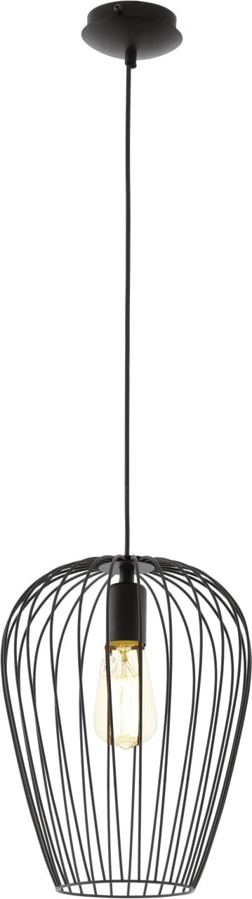 Eglo Pendelleuchte Newtown schwarz Ø 27,5 cm E27, max. 60 W von EGLO