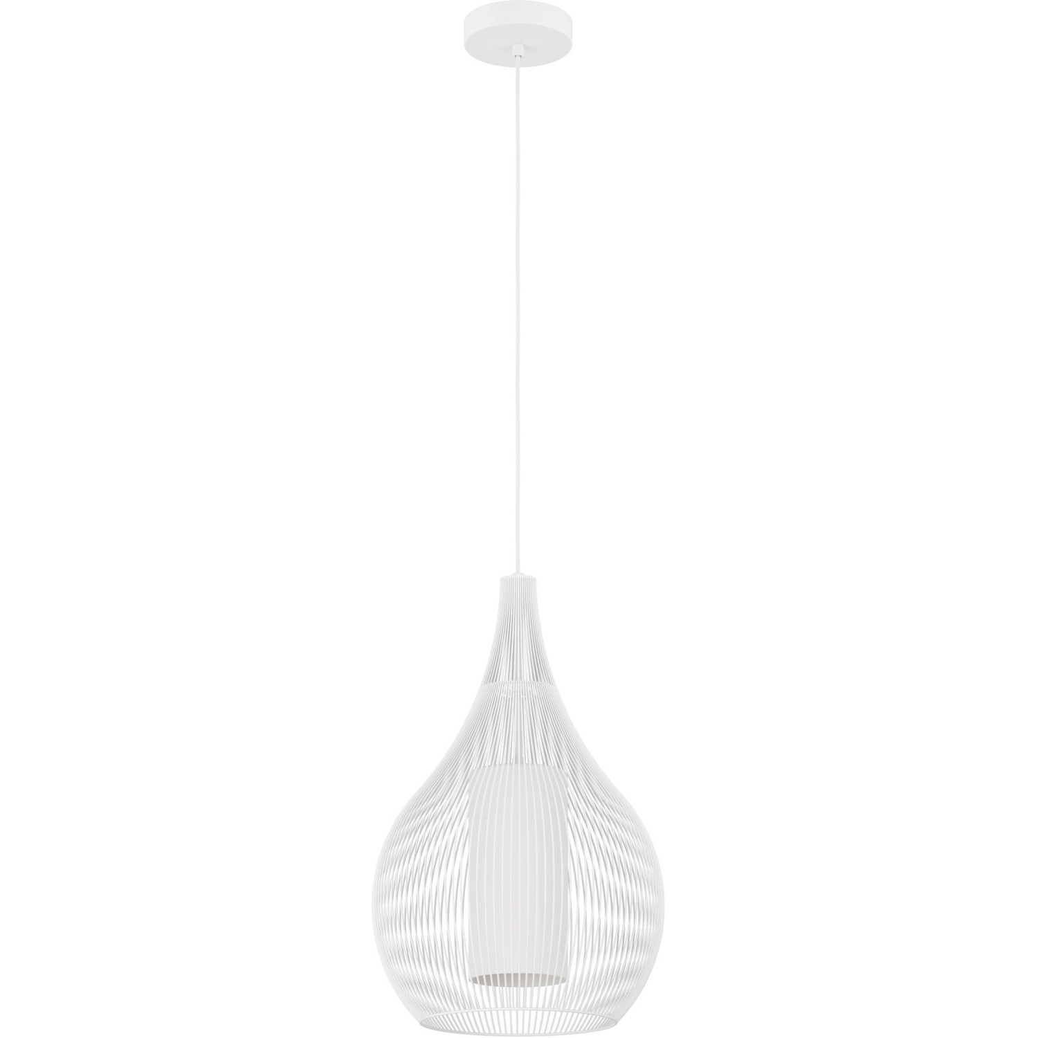 Eglo Pendelleuchte Razoni 1-flammig 40 W Weiß Eglo Pendelleuchte Razoni 1-flammig 40 W Weiß von EGLO