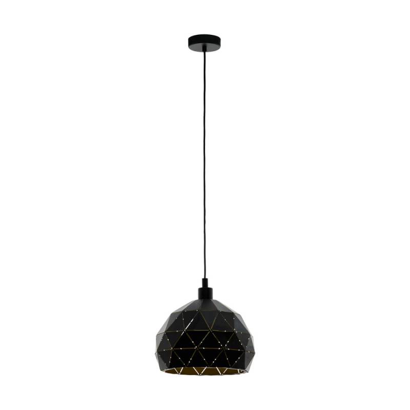 Eglo Pendelleuchte Roccaforte schwarz, gold von EGLO