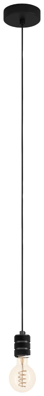 Eglo Pendelleuchte Sedbergh schwarz grau 20 x 110 cm Eglo Pendelleuchte Sedbergh schwarz grau 20 x 110 cm von EGLO