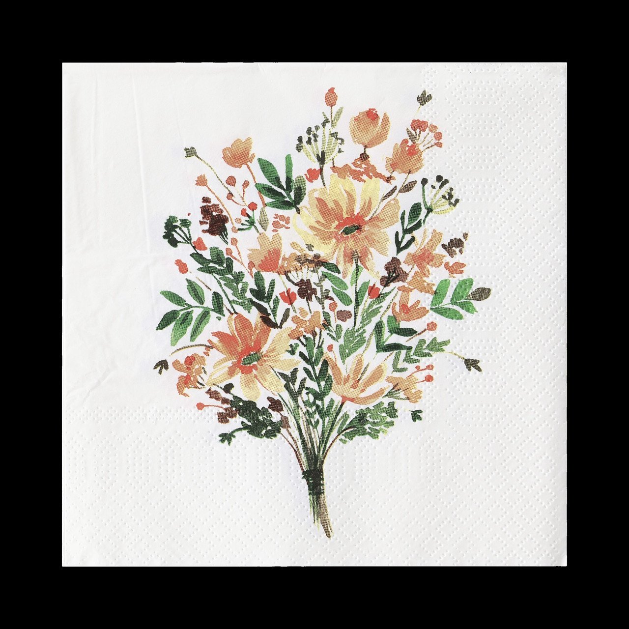 Eglo Servietten Motiv Blumenstrauß Mahuli bunt 17 x 17 cm - 20er Pack von EGLO