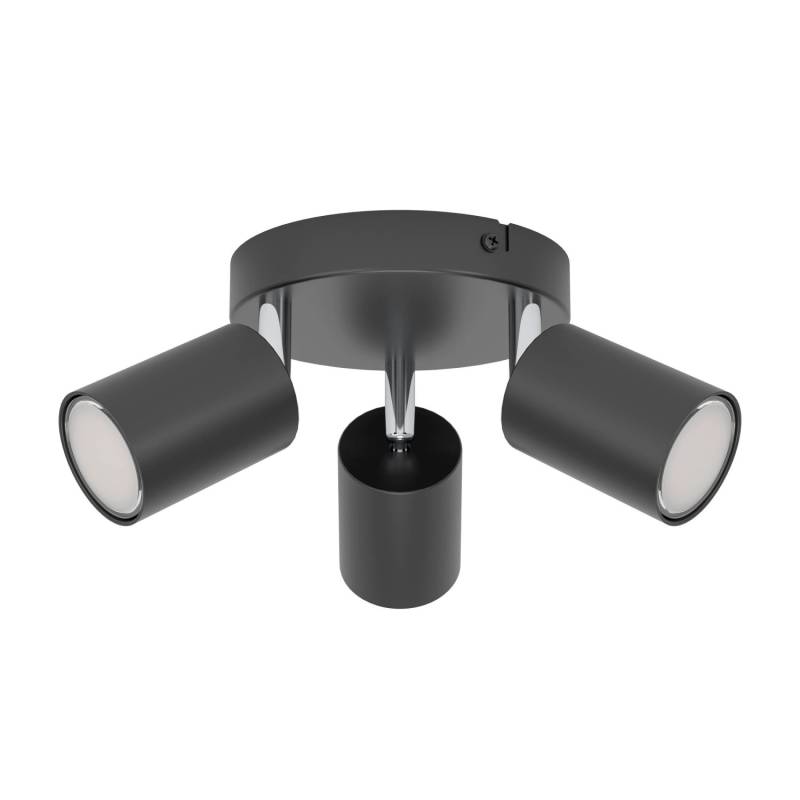Eglo Spot Reciso-E 3-flammig 8,5 cm x 14 cm Schwarz von EGLO