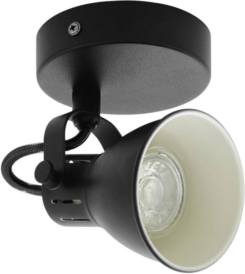 Eglo 1er Spot Seras 1 schwarz Ø 10 cm GU10, warmweiß von EGLO