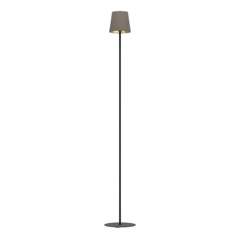 Eglo Stehleuchte Fiorana cappucchino schwarz 140,5 cm E14 von EGLO