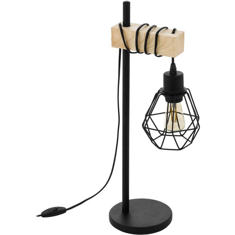 Eglo Tischleuchte Townshend 5 Schwarz-Braun von EGLO