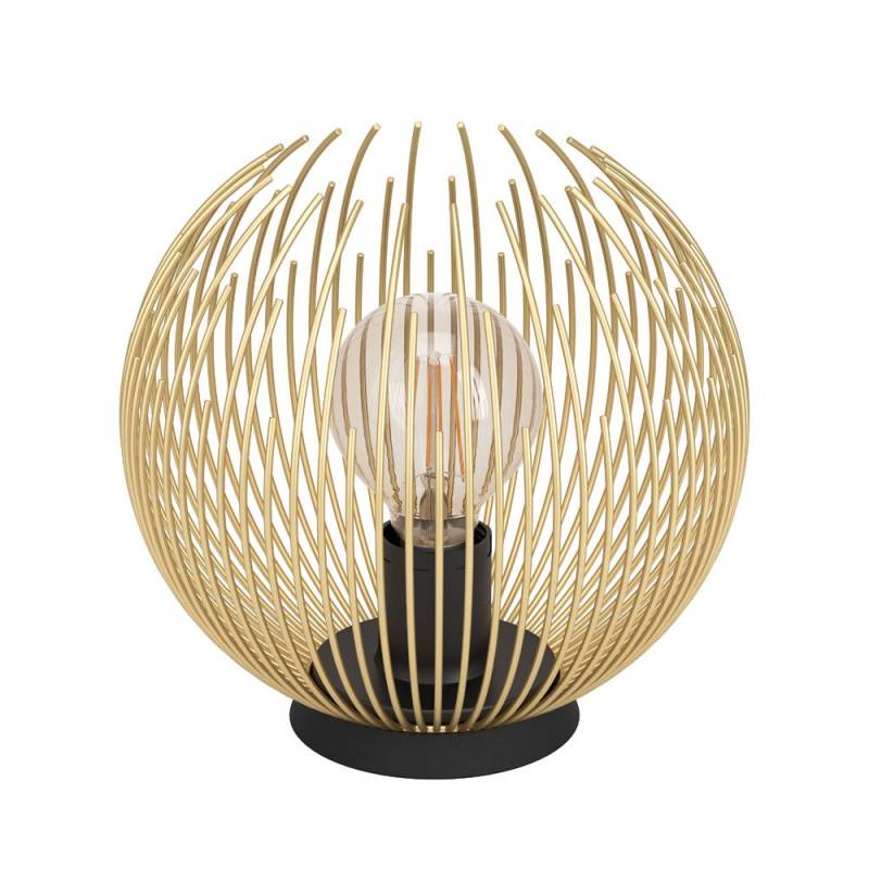 Eglo Tischleuchte Venezuela gold-schwarz Ø 22,5 cm E27, max. 40 W von EGLO