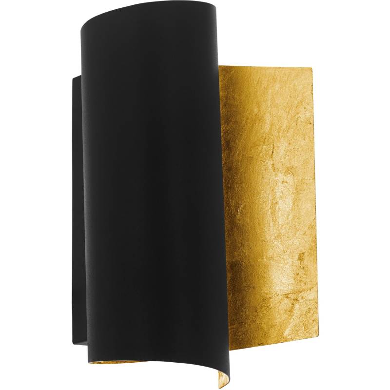 Eglo Wandlampe 1-flammig Flicetto Schwarz-Gold von EGLO