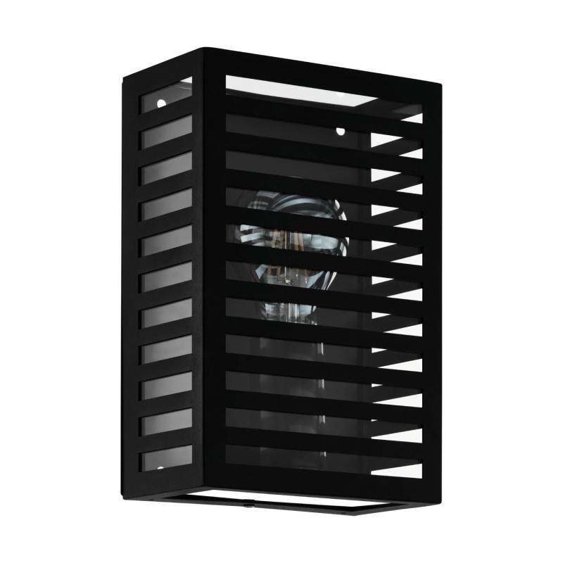 Eglo Wandleuchte Alamonte 3 Schwarz 1-flammig 26 cm x 17 cm von EGLO