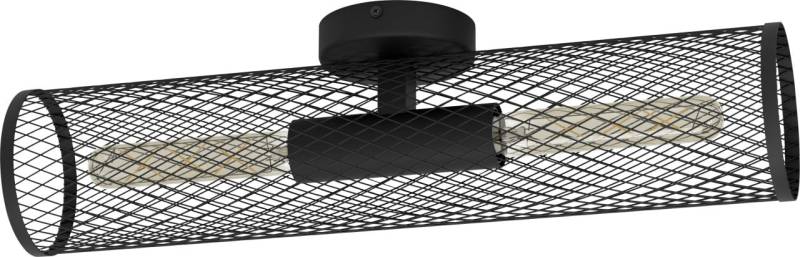 Eglo Wandleuchte Redcliffe schwarz 54 x 12 x 14,5 cm E27 Up- & Downlight von EGLO