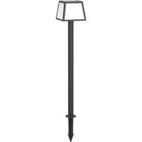 Gebraucht] Eglo Solar-LED-Wegeleuchte Altilia Höhe 106 cm schwarz Sensor Sockelleuchte Spot von EGLO