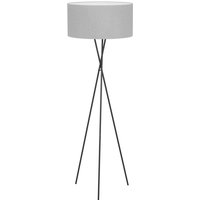 Eglo - gebraucht] Stehleuchte Fondachelli mit grauem Leinenschirm Stehlampe Lampe Leuchte von EGLO