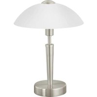 Gebraucht] Eglo Tischlampe Energiesparlampe Schreibtischlampe Led E14 Solo 1 Nickel Matt920 B-Ware von EGLO