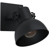 Eglo - gebraucht] Wandspot Barnstaple Wandleuchte Lampe Leselampe Leuchte Schwarz Einflammig B-Ware von EGLO