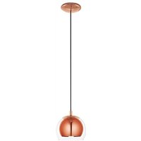 Gebraucht] Zipcode Design Kuppel Pendelleuchte Kupfer Saylor Pendelleuchte Deckenlampe Glas B-Ware von EGLO