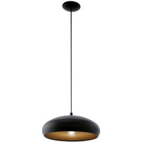 Hängeleuchte Mogano 1 Schwarz Ø40cm von EGLO