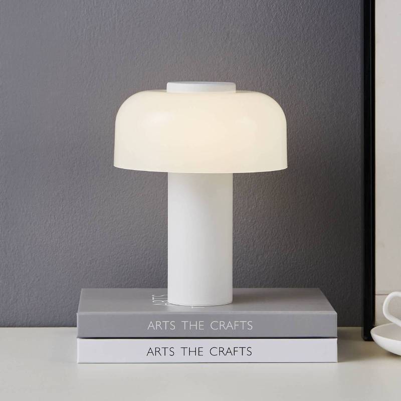 LED-Akku-Tischlampe Ponente, Ø 16 cm, weiß, CCT, dimmbar von EGLO