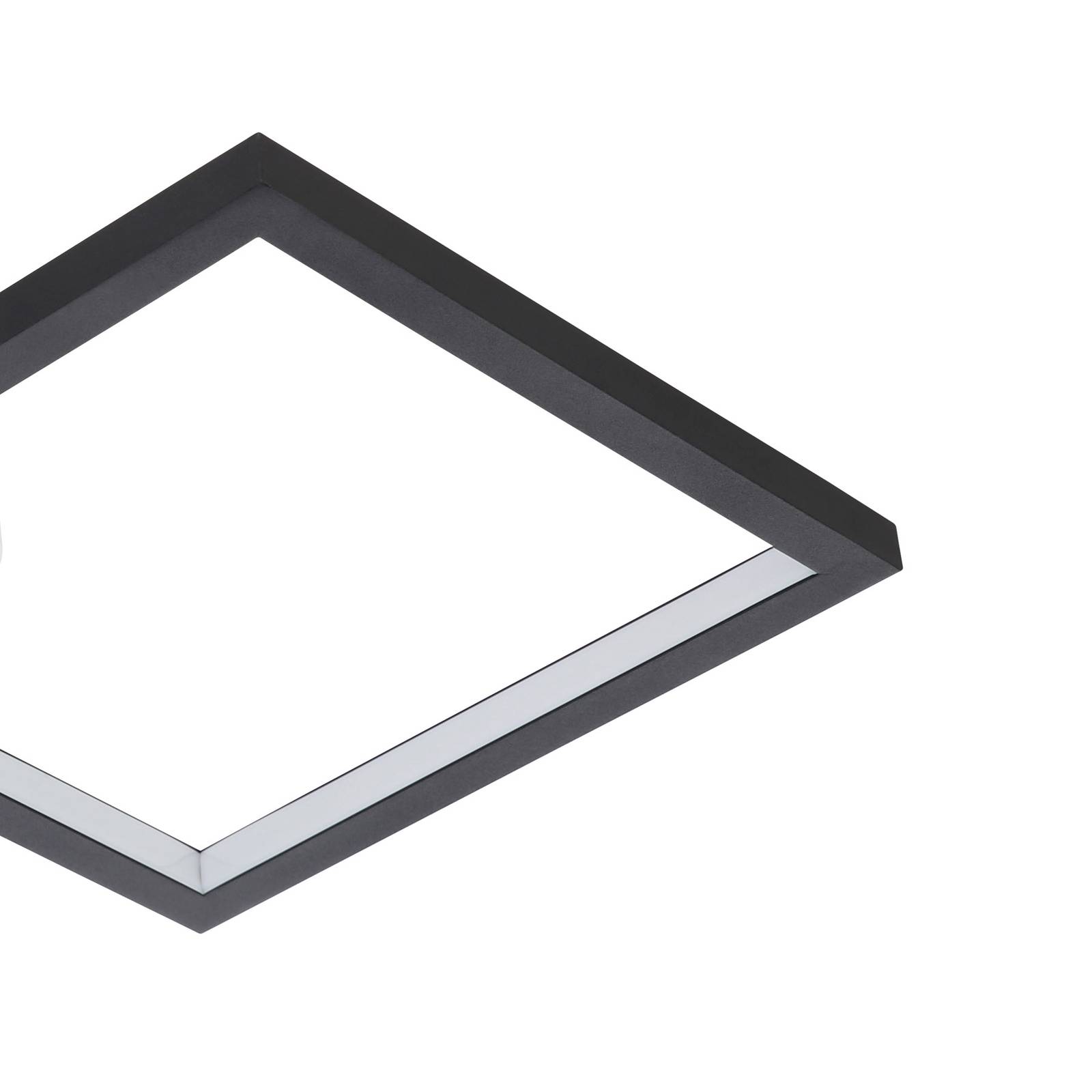 LED-Deckenlampe Gafares, schwarz Alu 33 cm Fernbedienung CCT von EGLO
