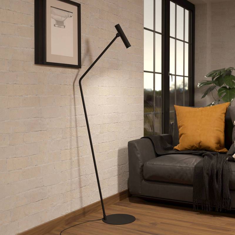 LED-Stehleuchte Almudaina, schwarz, Höhe 157 cm, Stahl von EGLO