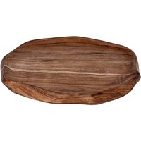 Living Dekoschale Forleyet, Schale zum Dekorieren, runder Dekoteller, Tablett aus Holz in Natur, Holzteller 30 x 27 cm - Eglo von EGLO