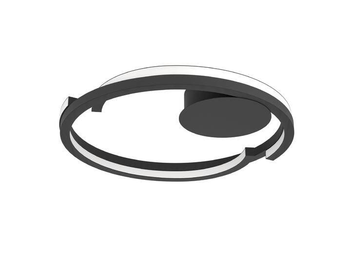 LED-Deckenleuchte CCT/dimmbar Schwarz Ø48cm 3200lm - Mezzomonte von EGLO
