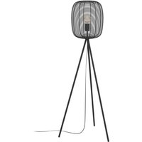 [NEUWERTIG] Eglo Stehleuchte Standlampe Lampe Schwarz Metall 1405cm E27 Rinroe B-Ware von EGLO