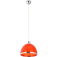 Retro Pendelleuchte mit einem Lampenschirm in rot carlo D23 Retro Pendelleuchte mit einem Lampenschirm in rot carlo D23 von EGLO
