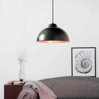 Stilvolle Pendelleuchte Schwarz Kupfer Ø37cm TRURO von EGLO