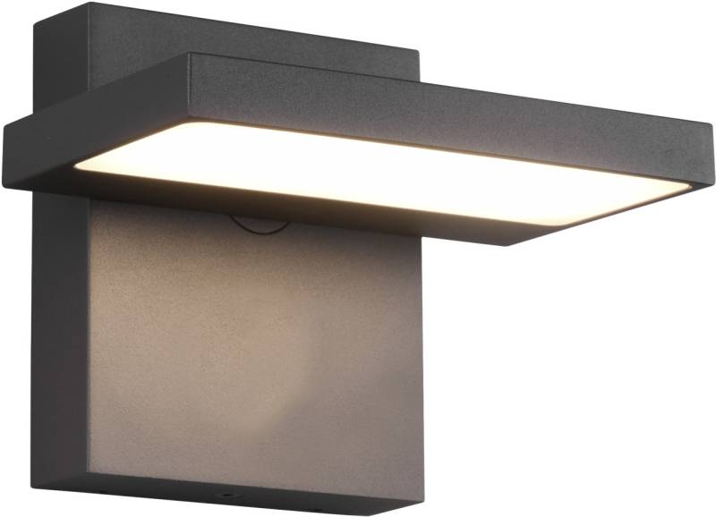 Trio Leuchten LED Außen-Wandleuchte Horton anthrazit schwenkbar von EGLO