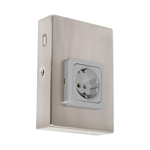 Unterbausteckdose Nickel-M.m.USB 'Taxano' Unterbausteckdose Nickel-M.m.USB 'Taxano' von EGLO