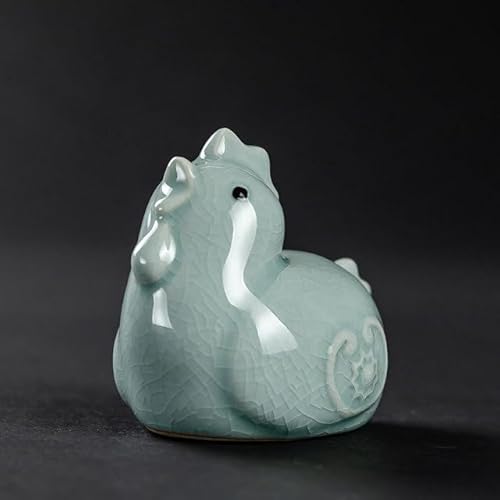 EGLUCK Keramik Tee Haustier Ornamente Tier Statue Tee Figur Startseite Tee Zeremonie Dekoration Zubehör Keramik Handwerk von EGLUCK