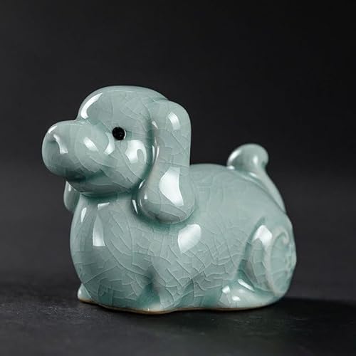 EGLUCK Keramik Tee Haustier Ornamente Tier Statue Tee Figur Startseite Tee Zeremonie Dekoration Zubehör Keramik Handwerk von EGLUCK