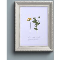 Gepresste Blume Wandkunst - Ungerahmt A5 Gepresste Blume Wandkunst - Ungerahmt A5 von EGLettering