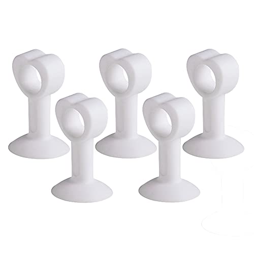 5 Stück Silikon-Türstopper Türgriff Anti-Kollisions-Türstopper Leise Badezimmertür Top-Blau||55mm(Bianco) von EGMEWDGF