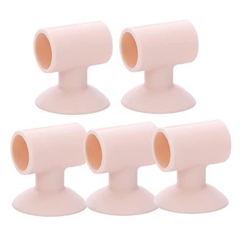 Türkeilstopper, Türstopper, Türstopper, Türstopper, Wandschutz, Saugnapf-Typ, Silikon-Türgriff, Silent Bumper, 5 Stück-Rosa(Pink) von EGMEWDGF