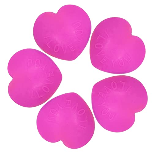 Türkeilstopper, Türstopper, Türstopper, selbstklebender Türstopper, Wandschutz, Gummi-Türgriff, Silent Bumper, Kühlschrank-Stoßpolster, 5 Stück-Rosa(Pink) von EGMEWDGF