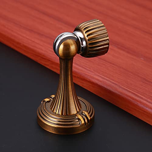 Türstopper, 2er-Pack magnetischer Türstopper, magnetischer Türstopper, Bodentürhalter, Vintage-Retro-Stil, europäischer Stil, mit Schraubmontage, antiker Metallhalter, Türverschluss for Zuhause und Bü Türstopper, 2er-Pack magnetischer Türstopper, magnetischer Türstopper, Bodentürhalter, Vintage-Retro-Stil, europäischer Stil, mit Schraubmontage, antiker Metallhalter, Türverschluss for Zuhause und Bü von EGMEWDGF