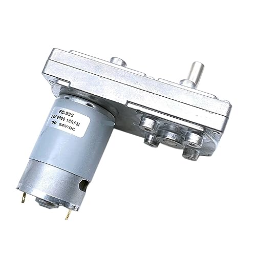 EGNIAN FC-550/555 6V12V24V DC-Getriebemotor mit hohem Drehmoment, superstarker Konfiguration 3V-30V (Size : 4.5rpm, Color : 24V Rated) von EGNIAN