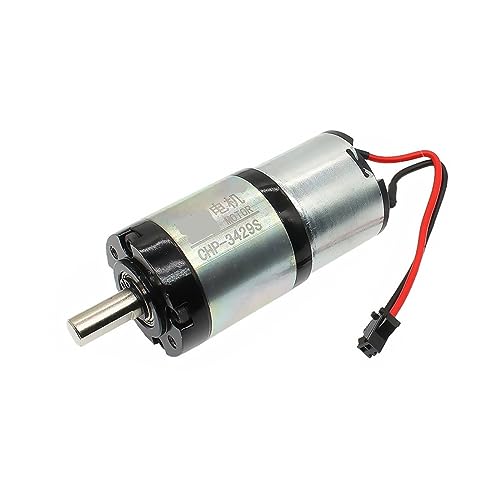 EGNIAN Motor CHP-36GP-3429SK DC-Planetengetriebemotor 8 mm Wellendurchmesser DC12,0 V 24,0 V (Size : 28rpm i264, Color : 12V) von EGNIAN