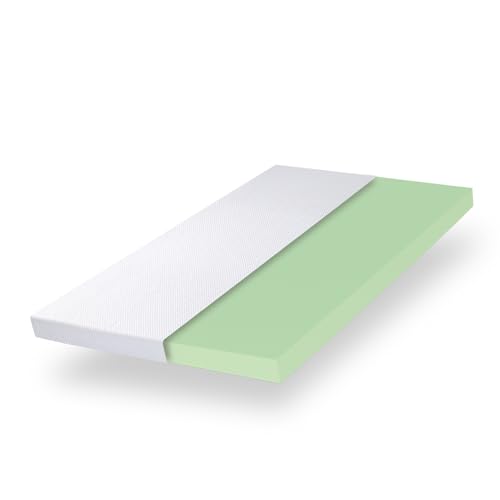 EGO HOME Gel Topper 180x200cm, H2 Weicher Gel-Memory Matratzen Topper mit Grüntee-Extrakt, Öko-TEX Zertifiziert, Matratzen Topper 180x200 mit für Boxspringbett Schlafsofa Gel Bezug Kaltschaum 5CM Höhe von EGOHOME