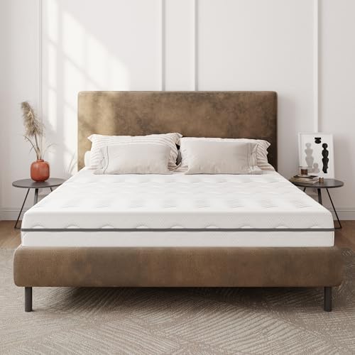 EGO HOME Matratze 140x200 cm 16cm H2-7-Zonen Kaltschaummatratze mit Memory Foam, Orthopädisch & Atmungsaktiv, Öko-TEX Zertifiziert, Punktelastisch, Rückenschonend von EGOHOME