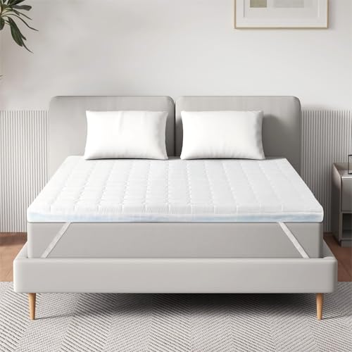 EGO HOME Matratzen Topper 140x190, 7cm Höhe Matratzentopper Härtegrade H2 mit 7 Zonen Schneiden Kaltschaumkern, Öko-TEX Zertifiziert, Matratzenauflage 140x190cm für Boxspringbett Schlafsofa von EGOHOME