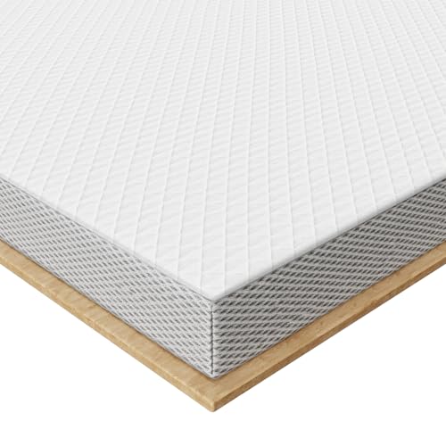 EGO HOME Matratzen Topper 80x190cm, 5cm Höhe Matratzentopper aus Memory-Schaum Öko-TEX Zertifiziert, Abnehmbaren und Waschbaren Matratzenauflage für Boxspringbett Matratzen Schlafsofa von EGOHOME